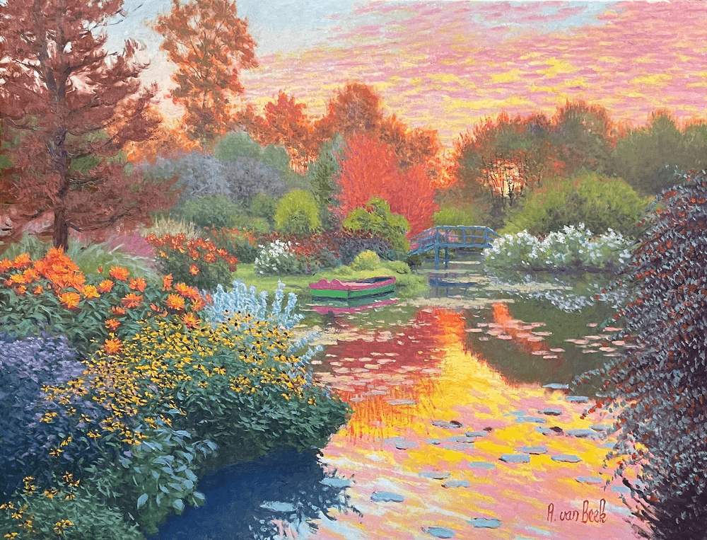 Sunset on the Water Garden