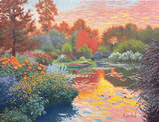 Sunset on the Water Garden